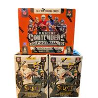 2019 Contenders Hobby×1, 2024 Select Blasters ×2  Sports trading cards