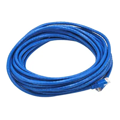 5018 Monoprice Cat6 Ethernet Patch Cable Snagless RJ45 Stranded 550MHz UTP Pure Bare Copper Wire 24AWG 30ft Blue