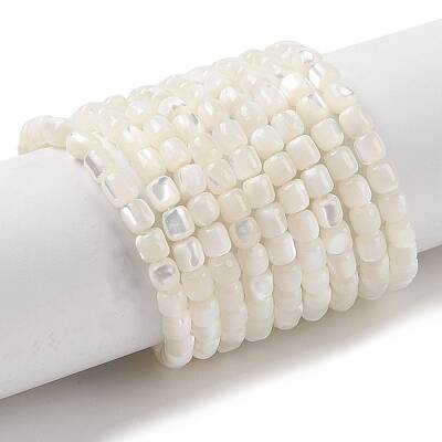 Natural Trochus Shell Beads Strands
