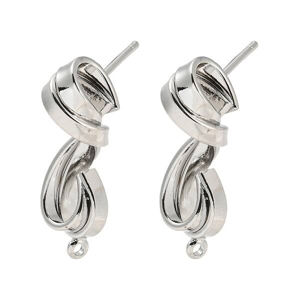 Brass Stud Earrings Findings