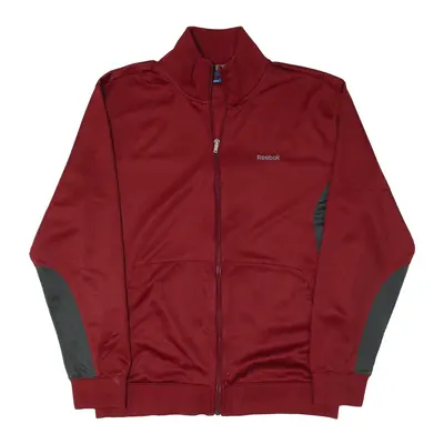 REEBOK Track Jacket Maroon Mens M