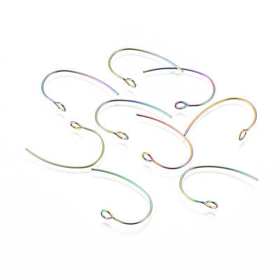 Ion Plating(IP) 304 Stainless Steel Earring Hooks