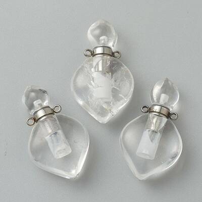 Natural Quartz Crystal Pendants