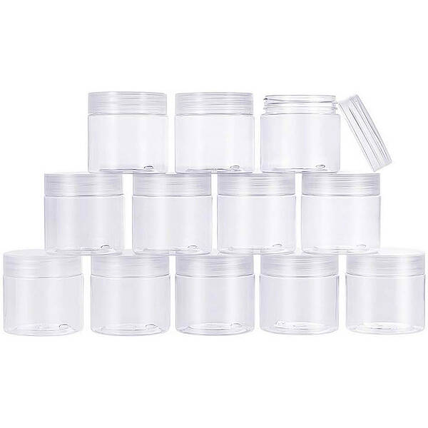 Transparent Plastic Bead Containers