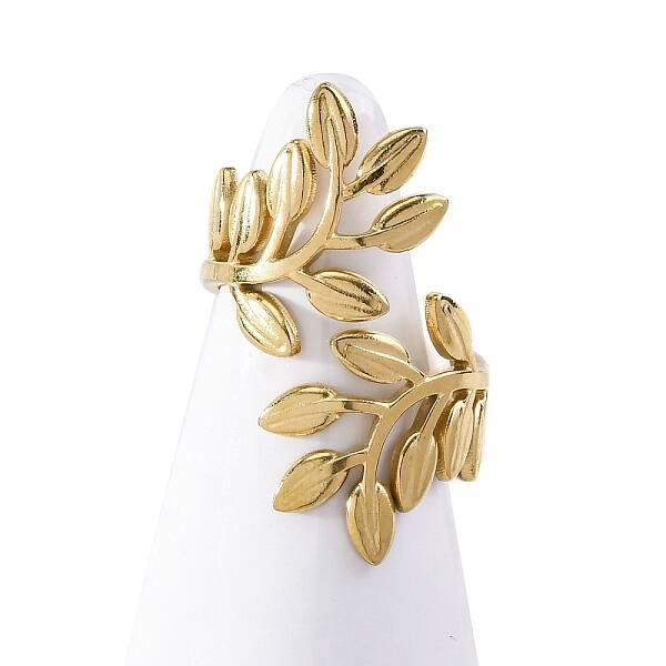 304 Stainless Steel Open Cuff Ring for Women