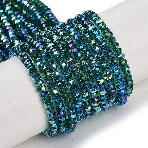 Electroplate Glass Beads Strands