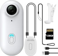 dealsforyoudays  action camera 4K FHD 1080P128GB Mini bodycamera, wearable action body camera, portable thumb-sizedhands-free...