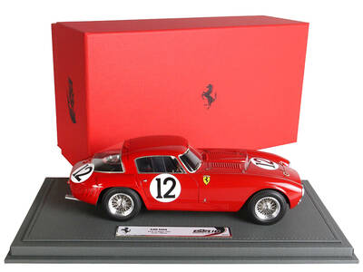 Ferrari 340 MM #12 Alberto Ascari - Luigi Villoresi 24 Hours of Le Mans (1953) with DISPLAY CASE Limited Edition to 250 piece...