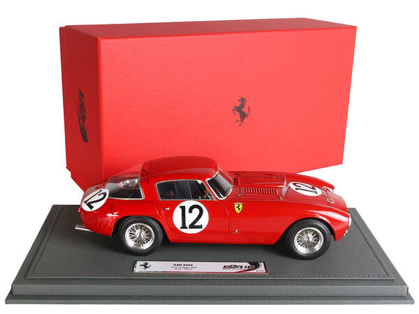 Ferrari 340 MM #12 Alberto Ascari - Luigi Villoresi 24 Hours of Le Mans (1953) with DISPLAY CASE Limited Edition to 250 piece...
