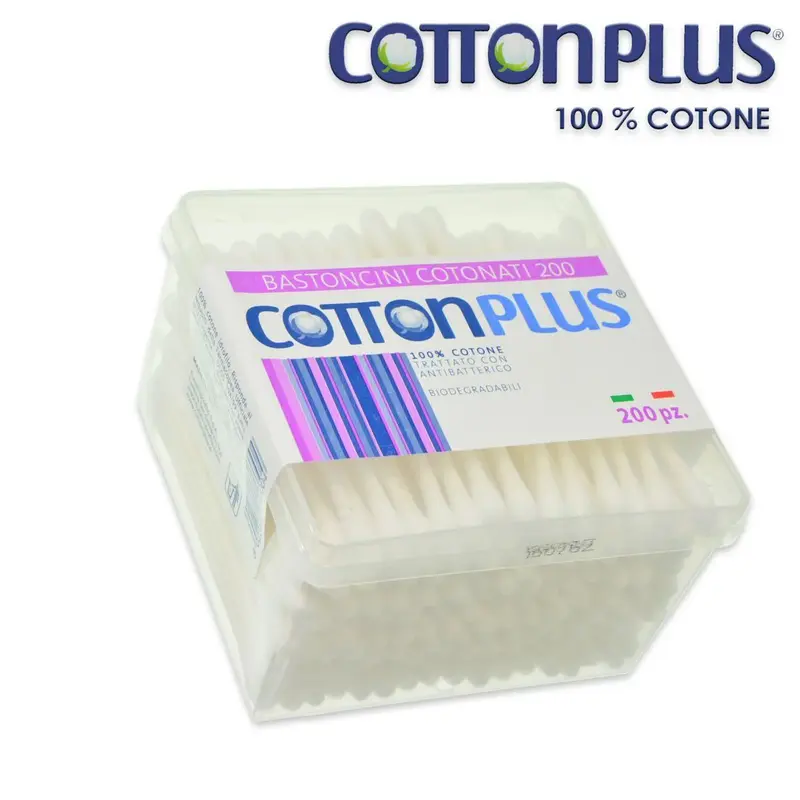 Cotone Più 200 Cotton Swabs
