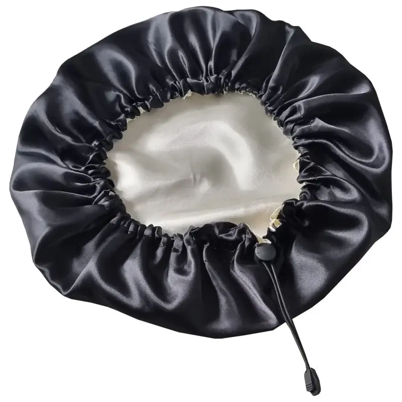 Denicarte Satin Hair Cap, Black