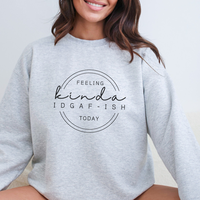 Imperial The Label – Feeling Kinda IDGAFish Printed Design – For Bold, Sarcastic, Unbothered Vibes – Unisex Oversized C...