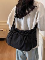 Women's Solid Color Shoulder Bag, Fashionable Temperament Simple Versatile Crossbody Bag for Work, School, Daily Commuting, C...