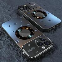 Magnetic Wireless Charging Phone Case, Shockproof Phone Protective Cover, Phone Accessories Compatible with iPhone 15 14 13 1...