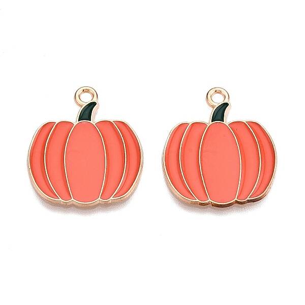 Thanksgiving Day Theme Alloy Enamel Pendants