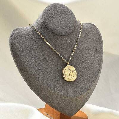 304 Stainless Steel Constellation Pendant Necklaces