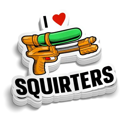 Squirters - Hard Hat Decal