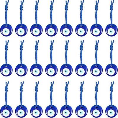 Handmade Evil Eye Lampwork Pendants