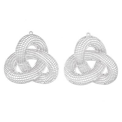 Tarnish Resistant 201 Stainless Steel Filigree Pendants