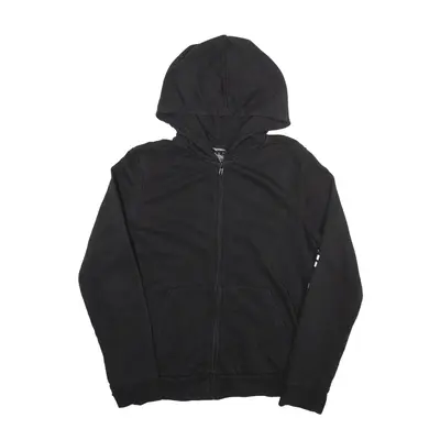 ADIDAS Hoodie Black Full Zip Boys M
