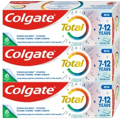 Colgate Total Junior Trio Children's Toothpaste 3 x 50 ml