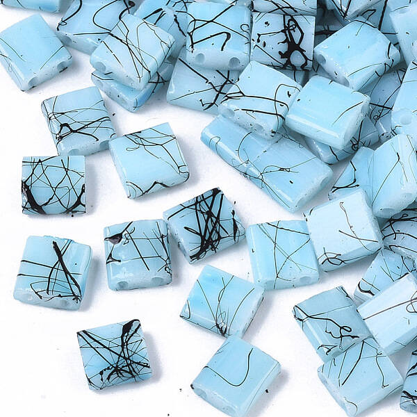 2-Hole Drawbench Glass Seed Beads