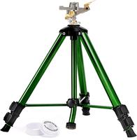 Impact Sprinkler on Tripod Base, Tripod Sprinklers with 360 Degree Large Area Coverage, Extra Tall Heavy Duty Water Sprinkler...