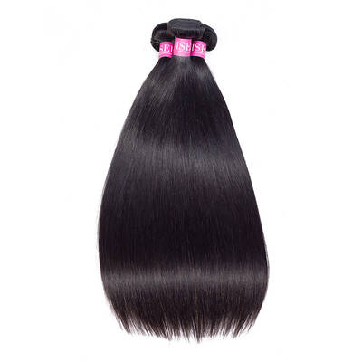 ISEE HAIR 14A Grade 100% Human Virgin Hair unprocessed Straight Hair 3/4 Bundles Deal