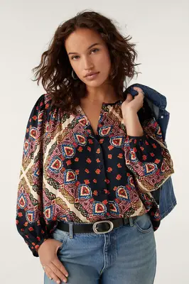 Blouse Jedi Bleu-Nuit | Color: BLEU NUIT | Size: 2-M