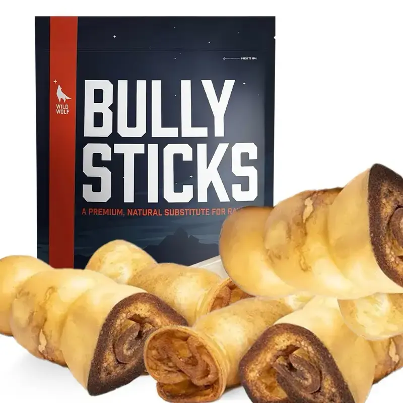 5-6” Peanut Butter Collagen Cheek Rolls (5 Pack) 100% Natural and Extra-Thick - Single-ingredient - Long-lasting for Big Do...