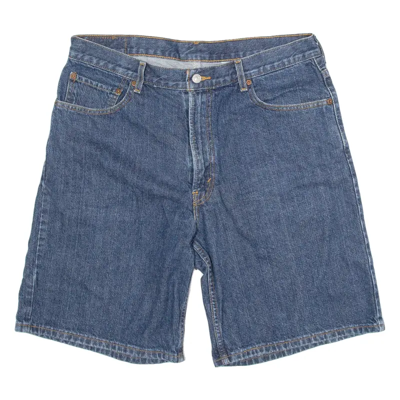 LEVI'S 550 Womens Jorts Shorts Blue XL W36