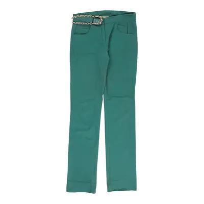 Cavalli Class Trousers - 30W UK 8 Green Cotton