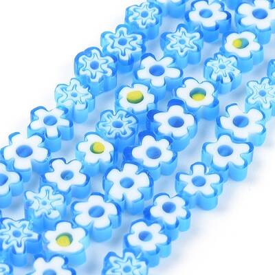 Handmade Millefiori Glass Bead Strands