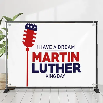 Martin Luther Speech Black History Month Backdrop - Aperturee