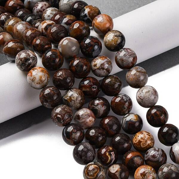 Natural Mexico Crazy Agate Beads Strands
