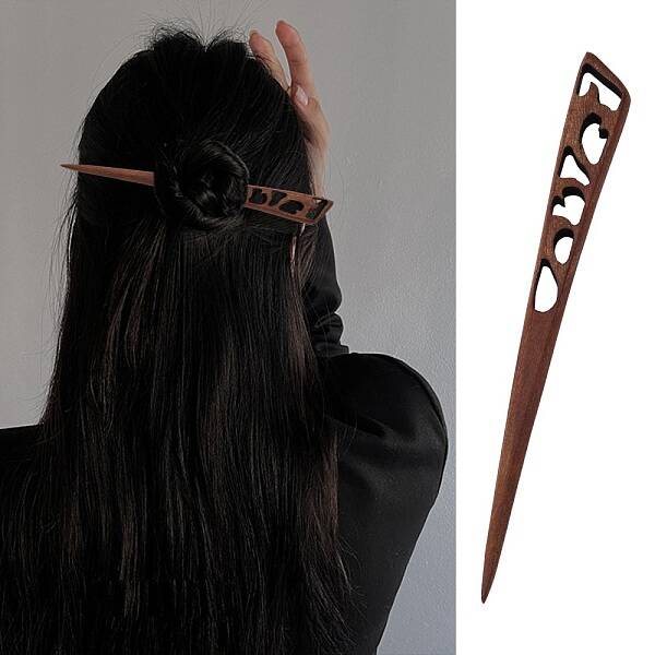 Swartizia Spp Wood Hair Sticks