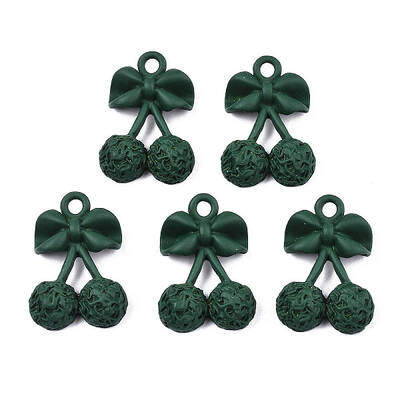 Spray Painted Alloy Pendants