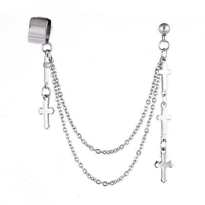 304 Stainless Steel Cuff Earrings