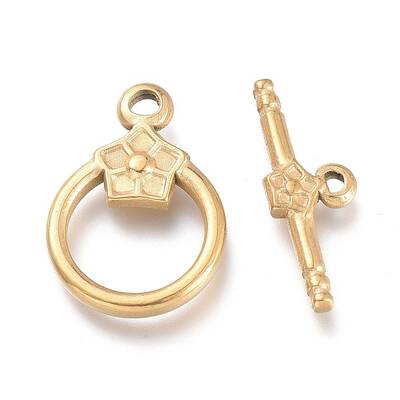 Ion Plating(IP) 304 Stainless Steel Toggle Clasps