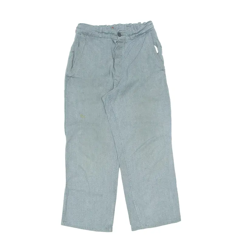 LETTEURS Workwear Trousers Grey Regular Straight Mens W28 L26