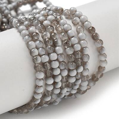 Crackle Glass Beads Strands