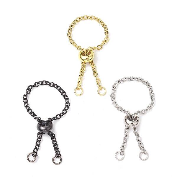 Adjustable Stainless Steel Cable Chain Slider Ring Making