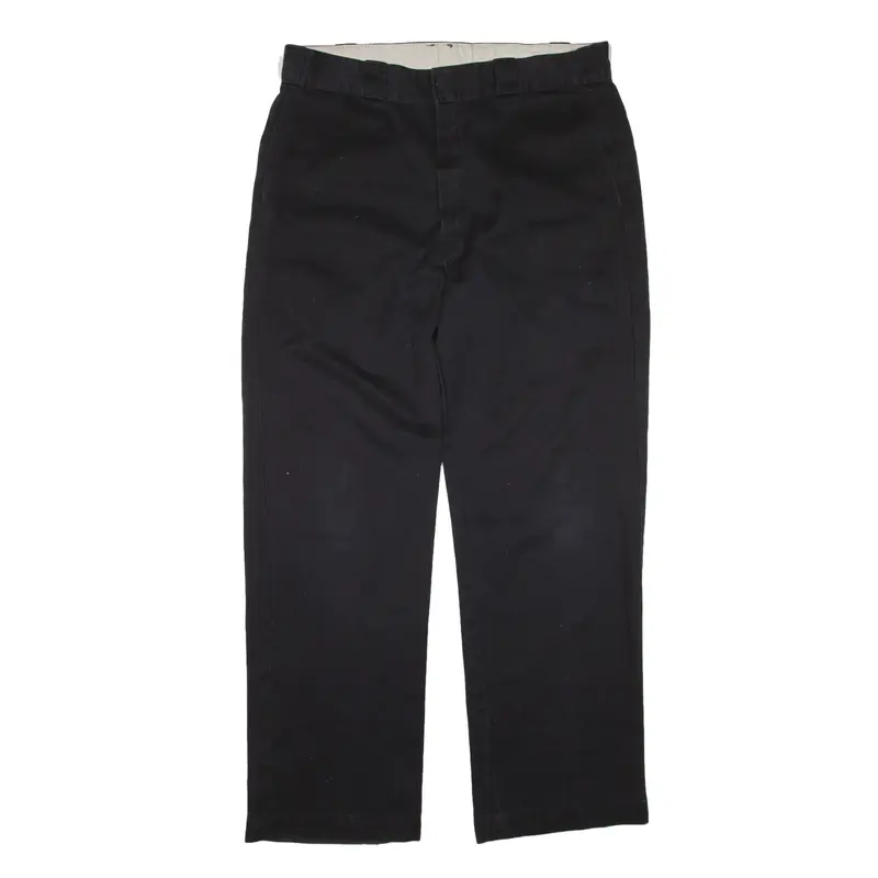 DICKIES Trousers Black Regular Straight Mens W34 L32