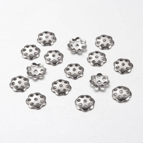 Tarnish Resistant 304 Stainless Steel Bead Caps