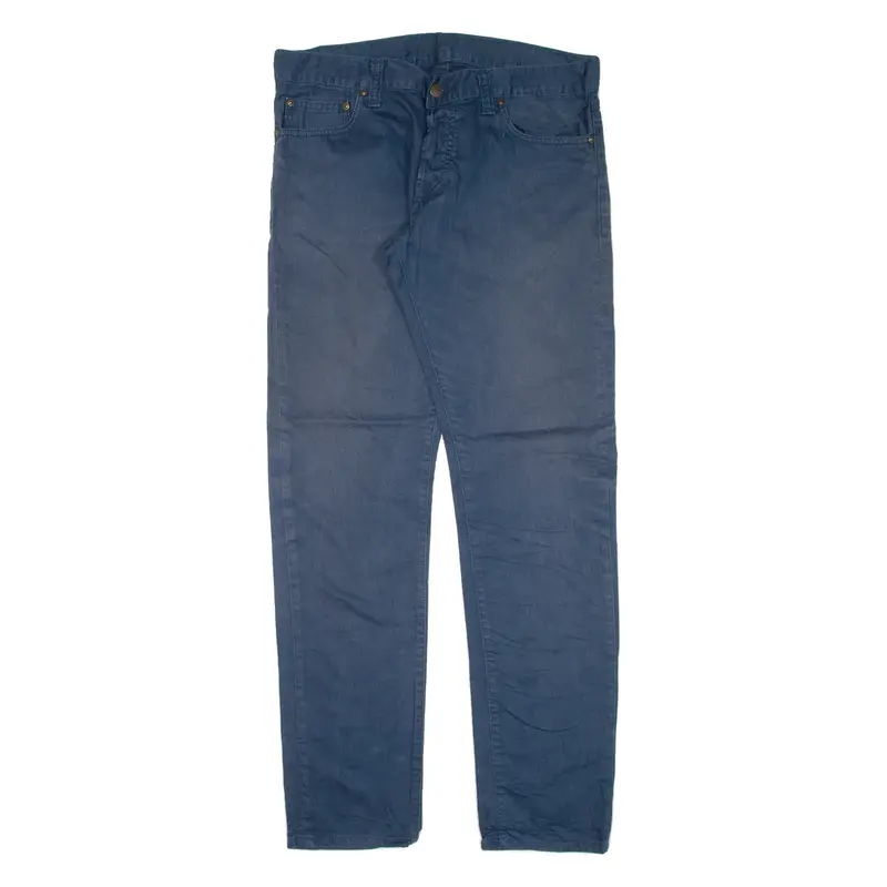 CARHARTT Buccaneer Pant Mens Trousers Blue Slim Tapered W33 L32
