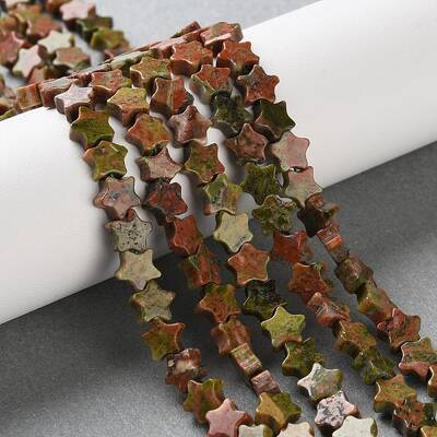 Natural Unakite Beads Strands