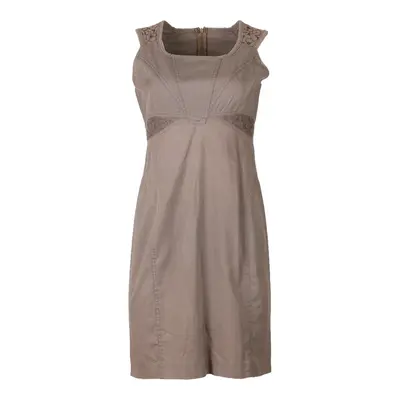 Romeo Gigli Mini Dress - Small Brown Cotton