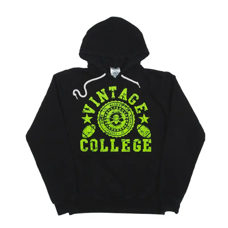 MAXWAY College Hoodie Black Pullover Boys L
