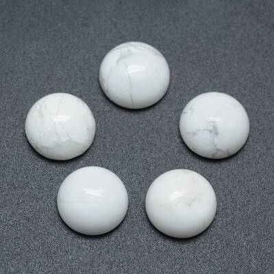 Natural Howlite Cabochons