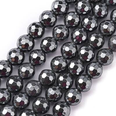 Non-Magnetic Synthetic Hematite Beads Strands